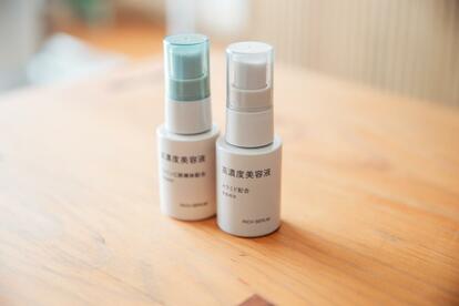 無印良品の「ハイスペック美容液」を約3週間愛用中。2つ組み合わせて