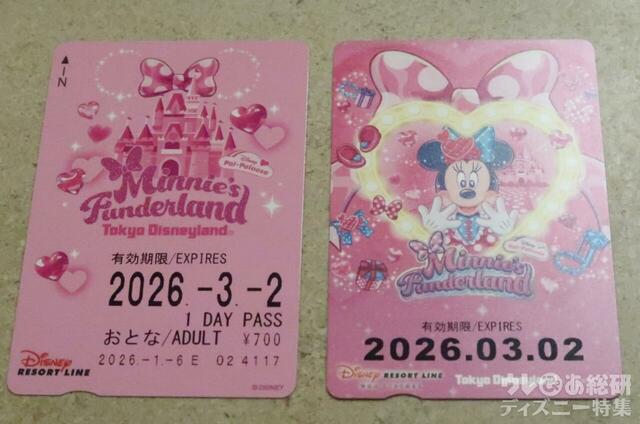 ディズニーリゾートライン「ディズニー・パルパルーザ“ミニーのファンダーランド”」フリーきっぷ