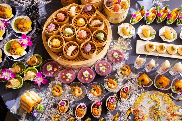 「点心も充実」＜¥5,800（土・日・祝日¥6,300）＞【チャイニーズアフタヌーンティー『シノワ・レーヌ』】