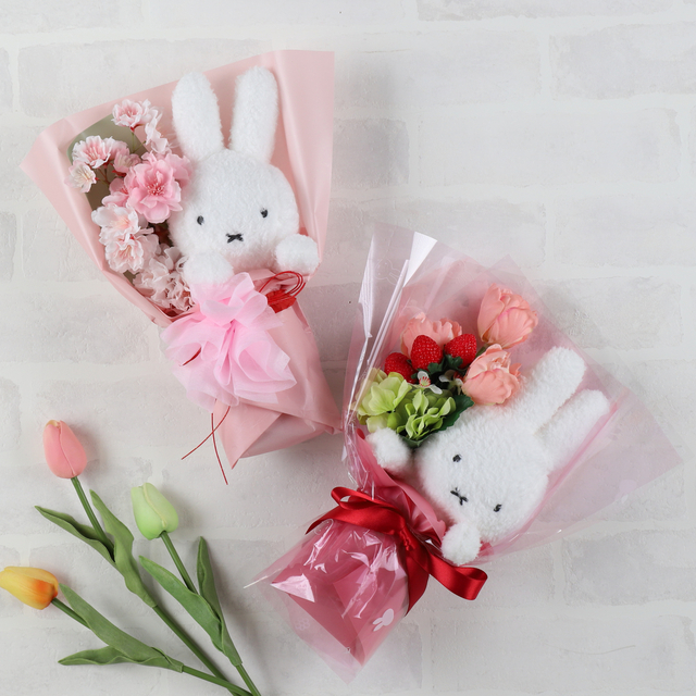 ほわほわぬいぐるみブーケ　6,600円(税込)
