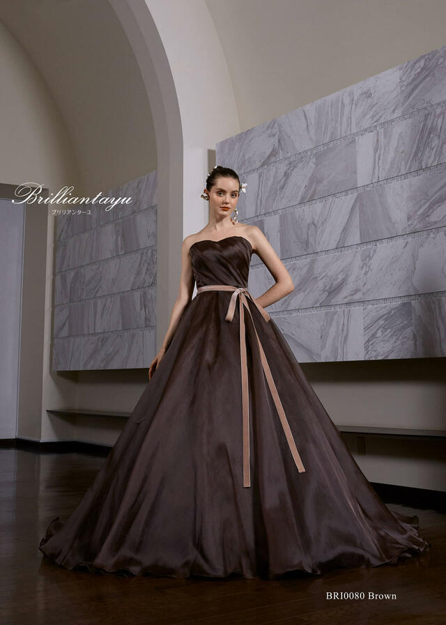 「Brilliantayu （ブリリアンターユ）」新作ウェディングドレス　BRI-0080__Brown