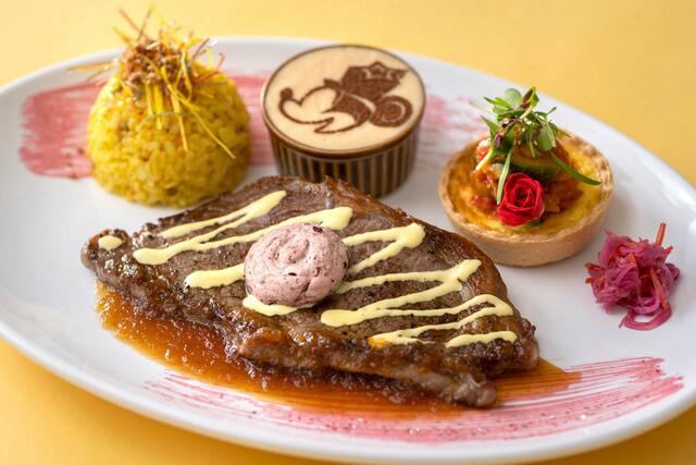 ステーキプレート 2,980円｜東京ディズニーリゾート40周年“ドリームゴーラウンド”スペシャルメニュー