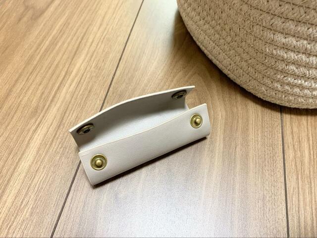 【デコホーム バスケット レギュラー】スナップボタンで外した持ち手