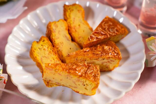 「桜エビのフリッタータ」<期間:2026年3月20日〜5月6日>【ビュッフェ、アフタヌーンティー、コース料理で“春の食体験”!ダブルツリーbyヒルトン京都駅で「春の味覚フェア」を開催!】