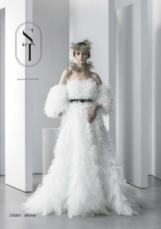 「ST」新作ウェディングドレス　STB0001_Offwhite