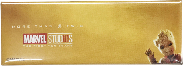 スクエア缶バッジセットD(グルート、ガモーラ)