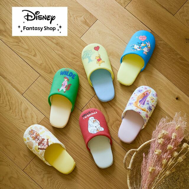 選べる楽しさ！プリントがかわいい洗えるソフトスリッパ(選べるキャラクター)｜￥ 990 （税込）