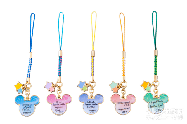 ねつけセット 1,800円｜長さ約12cm、5個セット｜東京ディズニーリゾート「ディズニー七夕デイズ」