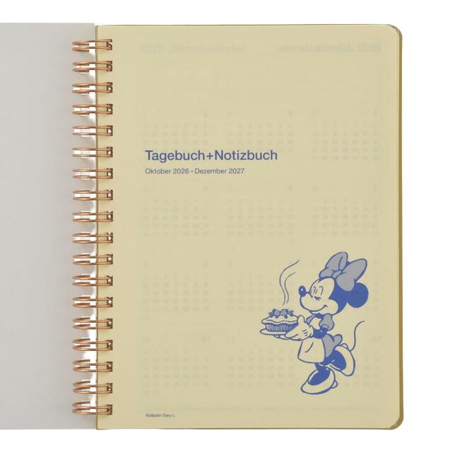 【デルフォニックス】ミニー&フレンズ Rollbahn Diary L 手帳・スケジュール帳 CALENDAR & ORGANIZER 2027 2,400円