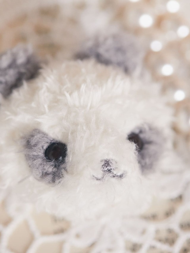 【Maison de FLEUR】「パンダツインズシリーズ」パンダヘアピン（兄）