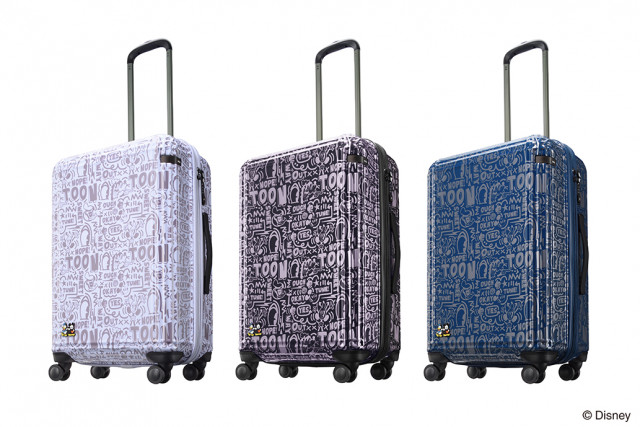 ミッキーマウス がスーツケースに 空港でも目立つポップな総柄デザイン ディズニー特集 ウレぴあ総研