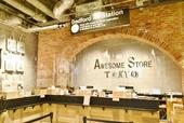 【AWESOME STORE TOKYO（オーサムストア トーキョー】NYの地下鉄をイメージした店内。