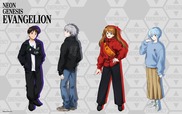 【GU『新世紀エヴァンゲリオン』スペシャルコレクション】描きおろしのビジュアル