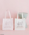 【Maison de FLEUR×ガチャピン&ムック】「ガチャピンとムック スクエアトートバッグ」6,600円