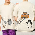 【Suicaのペンギン新作グッズ】Suicaのペンギン×OJICO（東京駅）／Tシャツブランド「OJICO」ならではの“つながるデザイン”です◎（税込4,510〜5,830円）