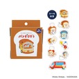 【eHONTOMO×パンどろぼう】「eHONTOMO パンどろぼう ボックスロールステッカー」880円（サイズ：W70×H90×D30mm）