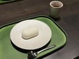 デザートは界 草津特製の「繭玉ムース」