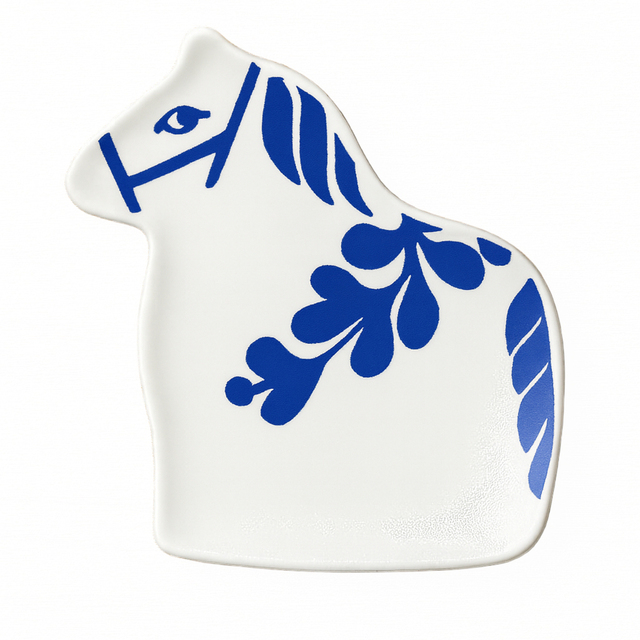 ダイカット豆皿(ココロシズカの午・白)¥2,750