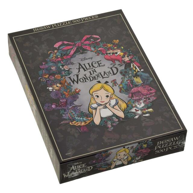 ふしぎの国のアリス ジグソーパズル 500ピース 蓄光 DISNEY ALICE IN WONDERLAND 75TH ANNIVERSARY 3,000円