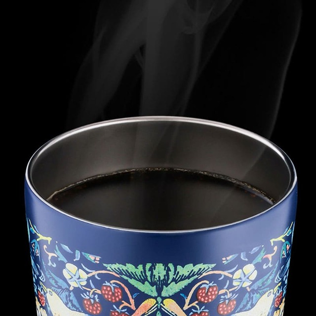 【ウィリアム・モリス 真空断熱タンブラー　いちご泥棒】保冷・保温どちらでもOK