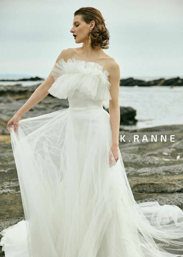 「K.RANNE-クランネ-」新作ウェディングドレス KNE0026_OffWhite