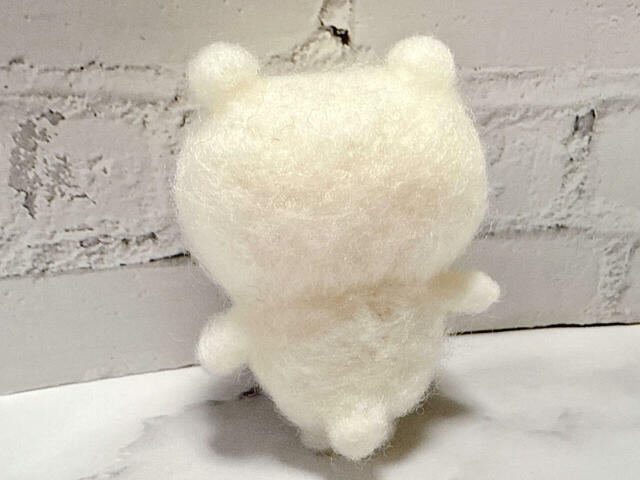 後ろ姿もかわいく仕上がりました。尻尾が特にお気に入り♪