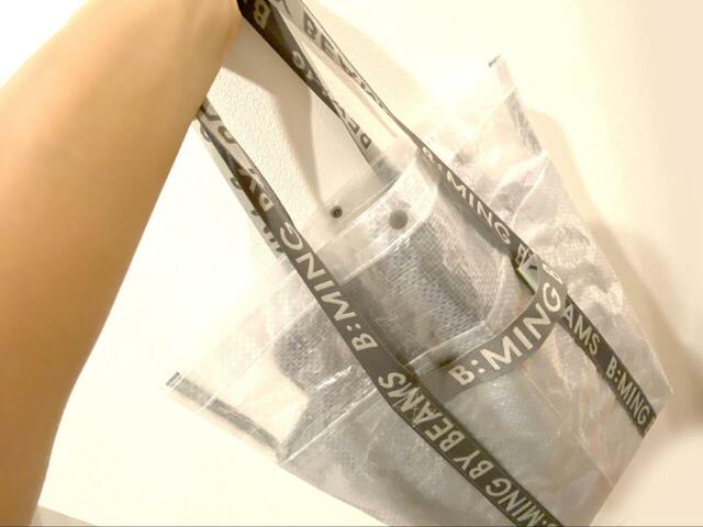 【B:MING by BEAMS マルチ レジャーバッグ M】中身が見えないから、荷物がごちゃついてても問題なし!