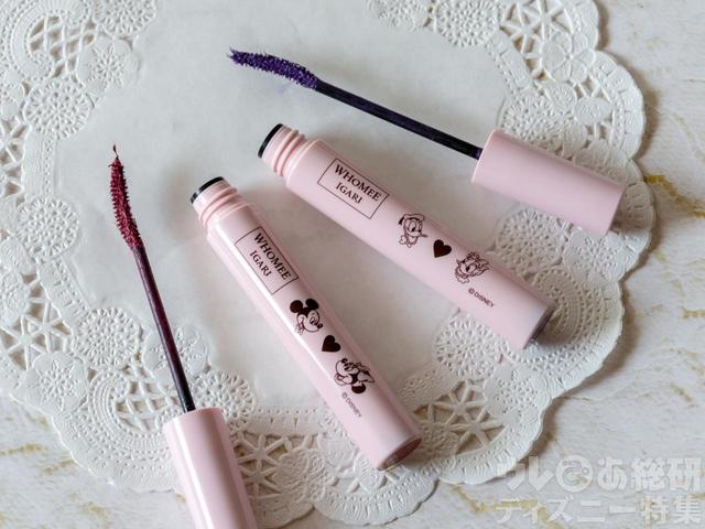 ロング＆カールマスカラ チェリーピンク【ミッキー＆ミニー】/アメジストパープル【ドナルド＆デイジー】 各1,870円