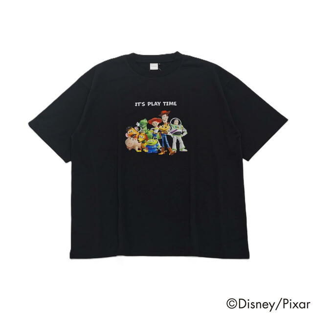 トイ・ストーリー 集合半袖Tシャツ カラー:クロ【イオン限定「トイ・ストーリー」デザインTシャツ】