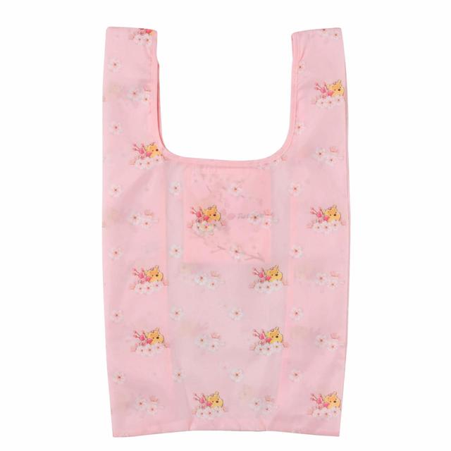 プーさん＆ピグレット ショッピングバッグ・エコバッグ SAKURA 2022／990円 (税込)