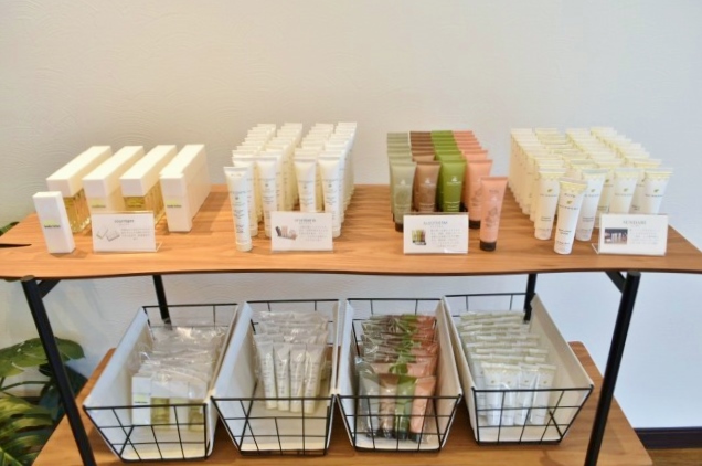 ブランドアメニティーも自由に使える