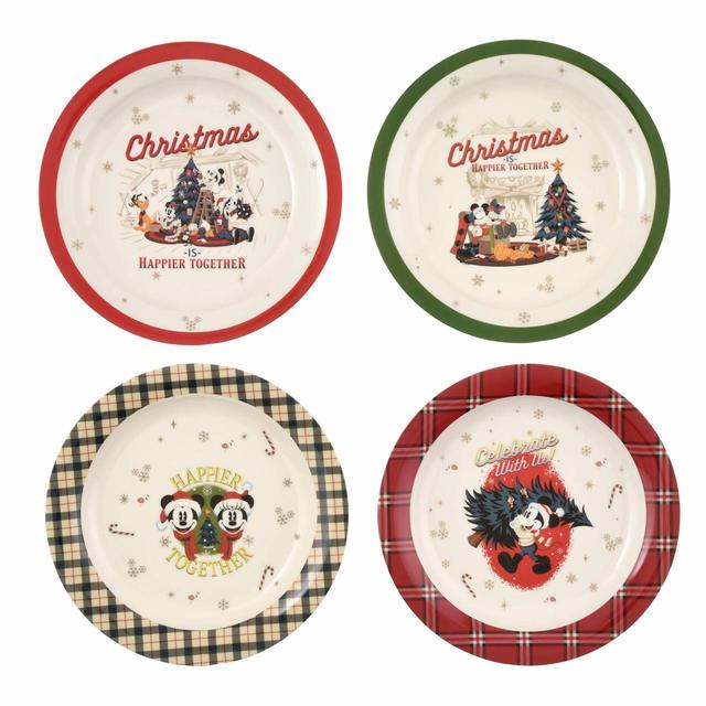 ミッキー&フレンズ プレート Disney Christmas 2021/2,420円