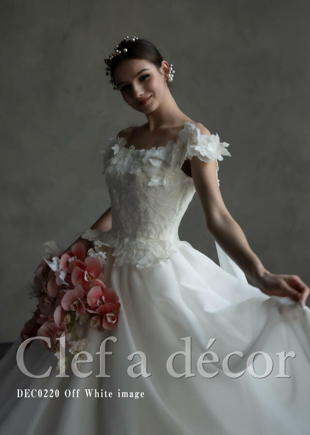 クラウディア「Clef a decor-クレアデコール」新作ウェディングドレス