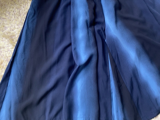 【ファッションセンターしまむら RPRグラデスカンツ】スカートのような足首丈のパンツ「スカンツ」。風が吹いても捲れません