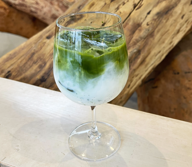 抹茶ラテ ICE/HOT 650円