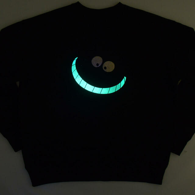 チェシャ猫 長袖トレーナー ブラック CHESHIRE CAT 7,700円