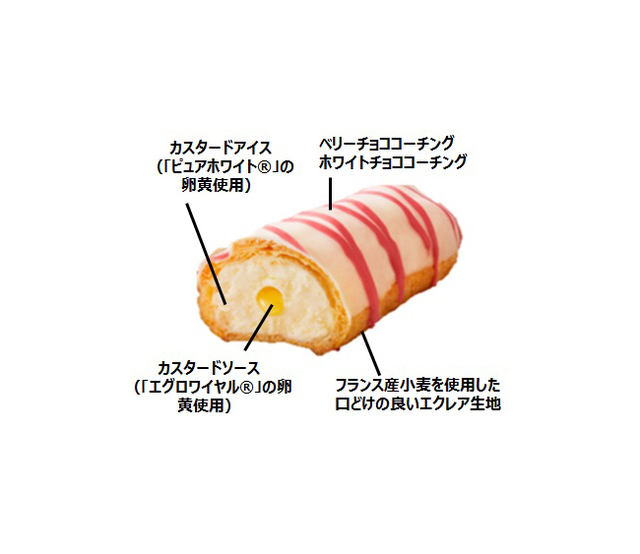 『SWEETS SQUARE なめらかカスタードのアイスエクレア』