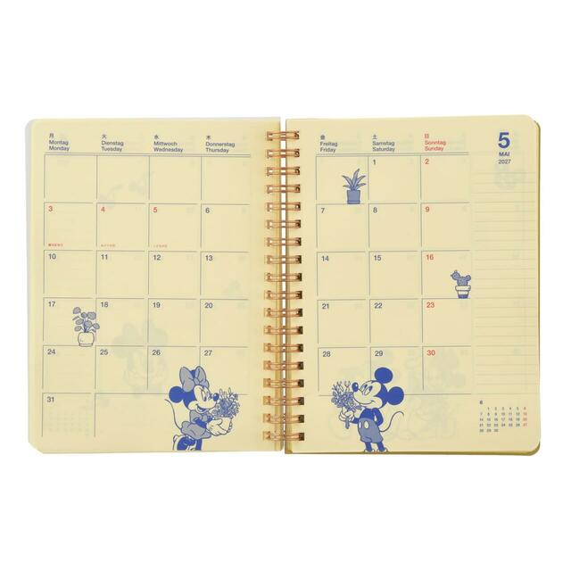 【デルフォニックス】ミニー&フレンズ Rollbahn Diary L 手帳・スケジュール帳 CALENDAR & ORGANIZER 2027 2,400円