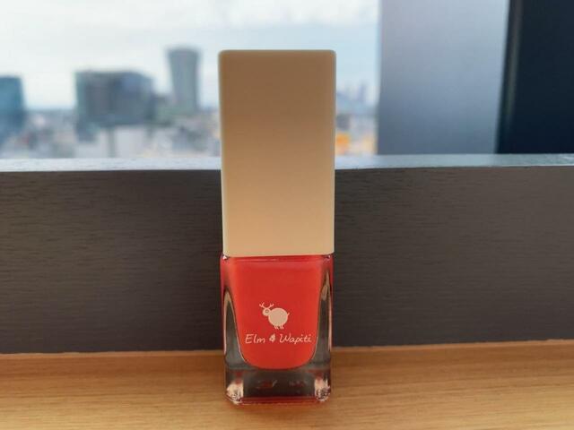 【elm＆wapiti フラッフィーネイル】完熟したメロンのような仕上がり