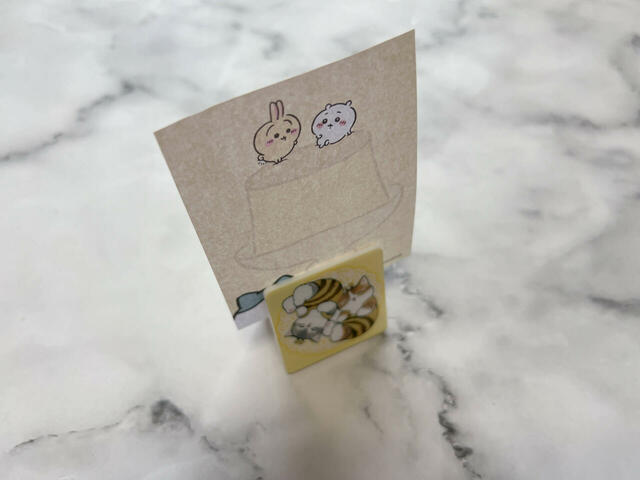 メモを挟んでみました！