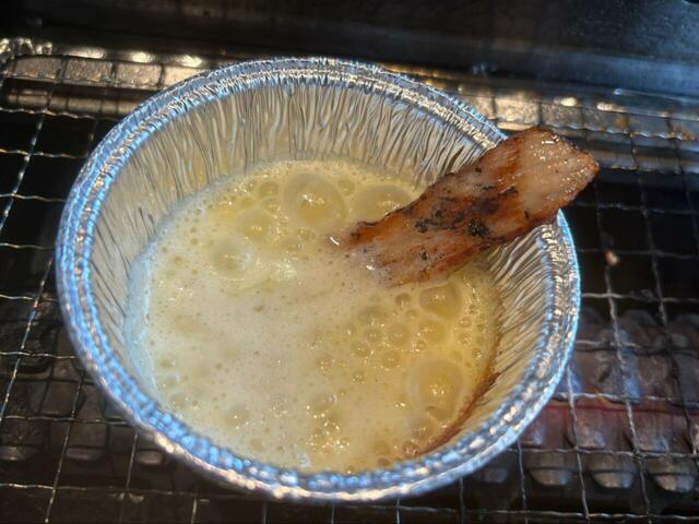 【プレミアムカルビ　トントロチーズフォンデュ】こんがり焼けたらチーズの海へダイブ！