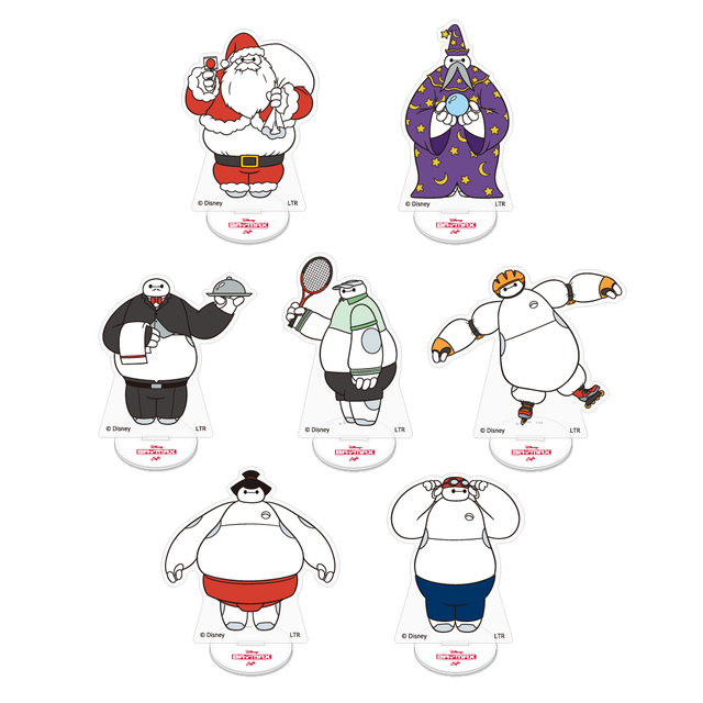 「アクリルスタンド（ランダム7種）」＜価格：税込1,375円＞【日本公開10周年「ベイマックス OH MY CAFE」オープン！心もカラダも癒されるメニューやグッズがいっぱい♪】