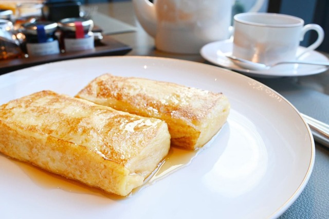 【オークラ東京 オーキッド】シロップをかけていただきました♪