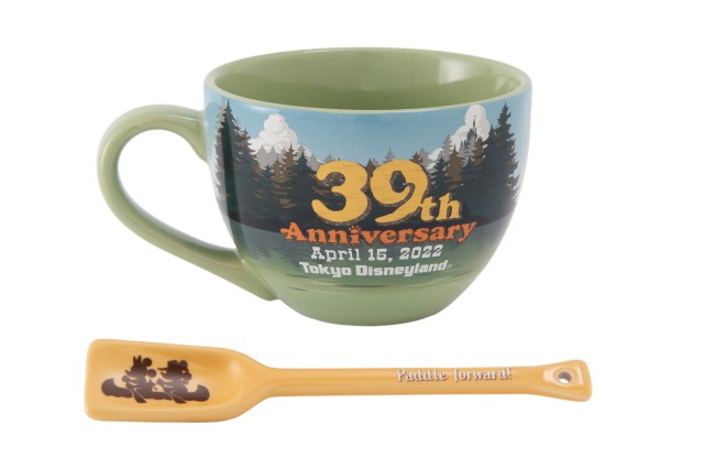 【東京ディズニーランド39周年記念グッズ】マグカップ＆スプーン