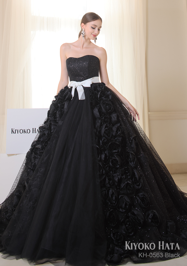 【KIYOKO HATA キヨコハタ】新作ウェディングドレス：KH-0563_Black