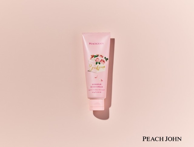 【PEACH JOHN】「PJ BEAUTY ボヌール」ボディクリーム 80g：1,320円（税込）
