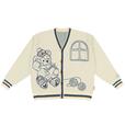 カーディガン 7,200円|東京ディズニーシー「ダッフィー&フレンズのメイキング・ウインター・ウォーム」グッズ|販売店舗:東京ディズニーシー「マクダックス・デパートメントストア」|発売日:2026年11月2日(月)