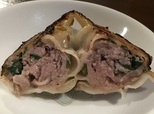 「ラムパクチー餃子」（５個480円）