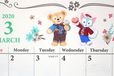 2020年ダッフィー&フレンズのカレンダー（壁掛けタイプ）