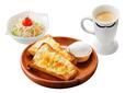 「チーズトーストセット ドリンクセット」＜¥490/ドリンク・サラダセット¥600＞【びっくりドンキーのモーニングメニュー人気ランキング】